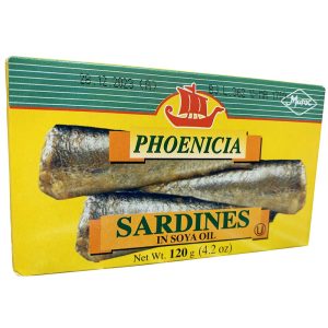 Sardines à l’huile de soya – Phoenicia – 120 g