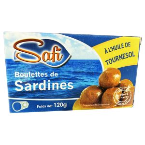 Boulettes de sardines, huile de tournesol – Safi – 120 g