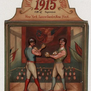 Tableau Country Corner – « Combat de boxe »