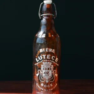 Bouteille publicitaire de bière artisanale – LUTECE
