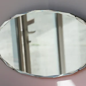 Miroir Ovale Biseauté  – Art Deco