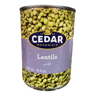 Lentilles Vertes – Cedar – 540 ml