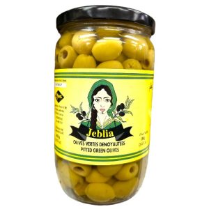 Olives vertes dénoyautées – Jeblia – 695 g
