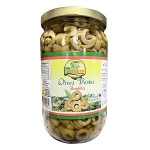 Olives vertes en rondelles Les vergers de Marrakech 300 g