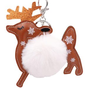 Porte-clé Cerf de Noël