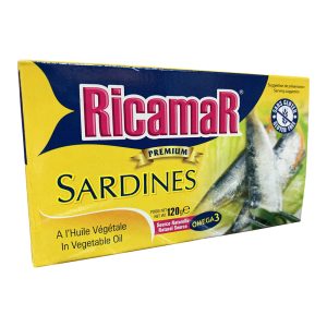 Sardines à l’huile végétale – Ricamar – 120 g