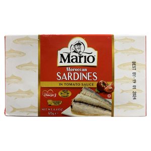 Sardines marocaines à la sauce tomate Mario 125 g