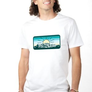 T-SHIRT HOMME : MONTAGNE MONT BLANC
