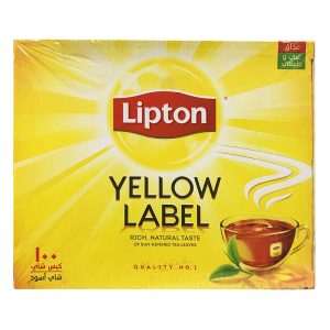 Thé noir Lipton 100 sachets