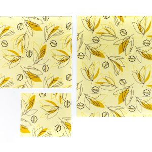 EMBALLAGE D&rsquo;ALIMENTS CIRE D&rsquo;ABEILLE TRIO