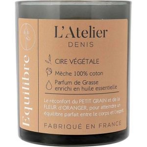 Bougie végétale parfumée Equilibre 300g ATELIER DENIS