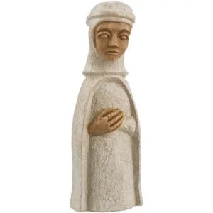 Artisanat de Bethleem – Petite crèche blanche – Mage arabe