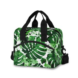 Sac Repas Glacière Femme Monstera