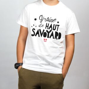 T SHIRT ENFANT : GRAINE DE HAUT SAVOYARD